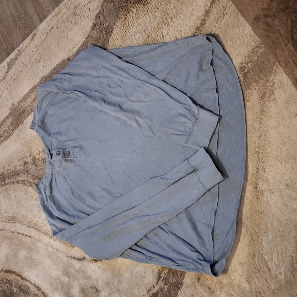 Men's XXL Mossimo long sleeve blue shirt